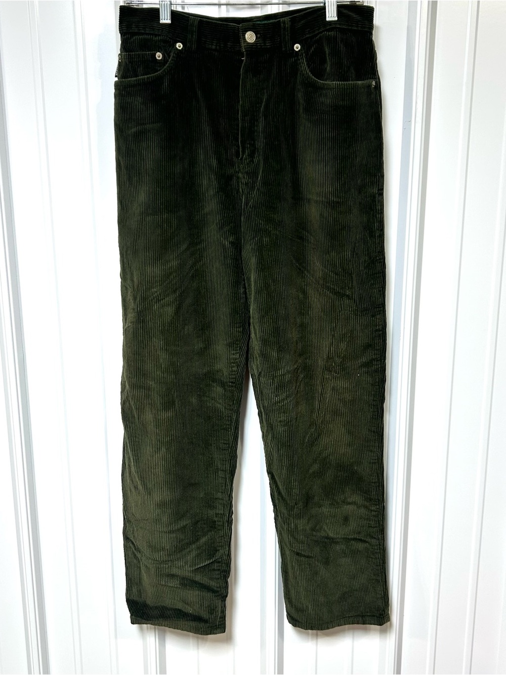 Lauren Jeans Co Ralph Lauren Corduroy Pants Deep Green Vintage Womens Size 10